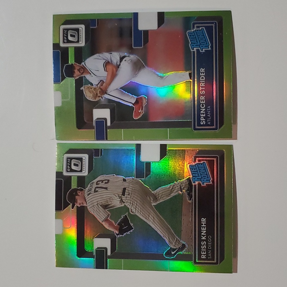 2 - Donruss Optic Lime Green Rated Rookie Cards